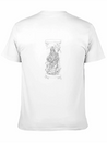 Grim Reaper Scythe Ribbon Tattoo Lightweight Cotton T-Shirt – Daily Comfort Graphic Shirt