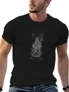 Grim Reaper Scythe Ribbon Tattoo Lightweight Cotton T-Shirt – Daily Comfort Graphic Shirt