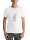 Grim Reaper Scythe Ribbon Tattoo Lightweight Cotton T-Shirt – Daily Comfort Graphic Shirt