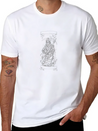 Grim Reaper Scythe Ribbon Tattoo Lightweight Cotton T-Shirt – Daily Comfort Graphic Shirt