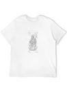 Grim Reaper Scythe Ribbon Tattoo Lightweight Cotton T-Shirt – Daily Comfort Graphic Shirt