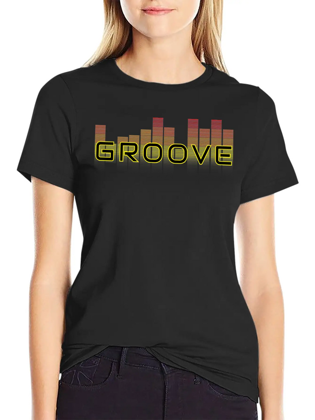 Groove T-Shirt Lightweight Cotton T-Shirt – Daily Comfort Graphic Shirt