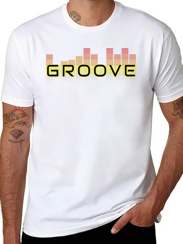 Groove T-Shirt Lightweight Cotton T-Shirt – Daily Comfort Graphic Shirt