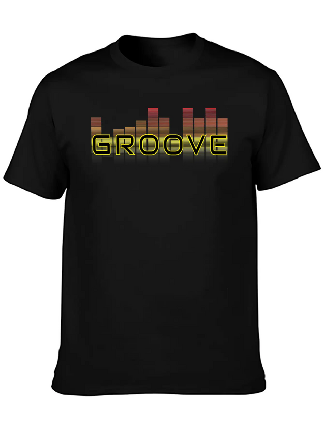 Groove T-Shirt Lightweight Cotton T-Shirt – Daily Comfort Graphic Shirt