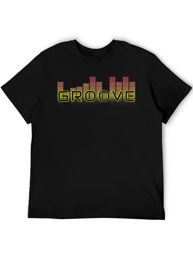 Groove T-Shirt Lightweight Cotton T-Shirt – Daily Comfort Graphic Shirt