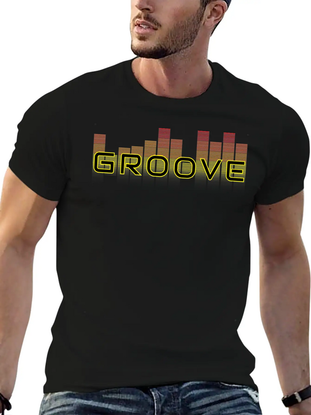 Groove T-Shirt Lightweight Cotton T-Shirt – Daily Comfort Graphic Shirt