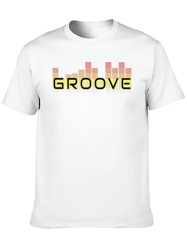 Groove T-Shirt Lightweight Cotton T-Shirt – Daily Comfort Graphic Shirt