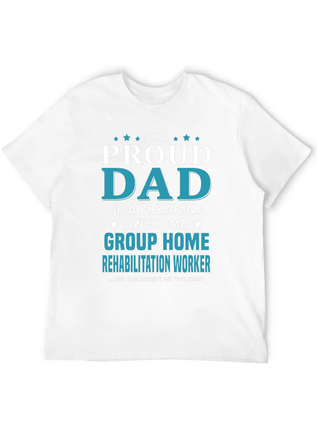 Group Home Rehabilitation Worker Lightweight Cotton T-Shirt – Daily Comfort Graphic Shirt
