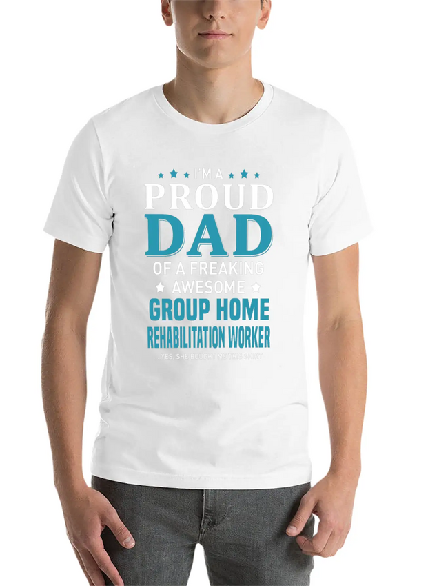 Group Home Rehabilitation Worker Lightweight Cotton T-Shirt – Daily Comfort Graphic Shirt