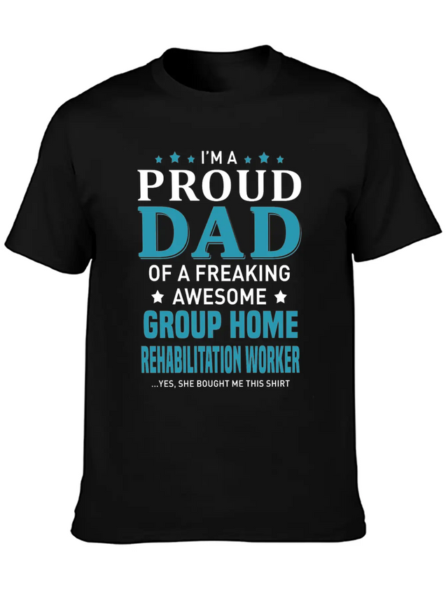 Group Home Rehabilitation Worker Lightweight Cotton T-Shirt – Daily Comfort Graphic Shirt