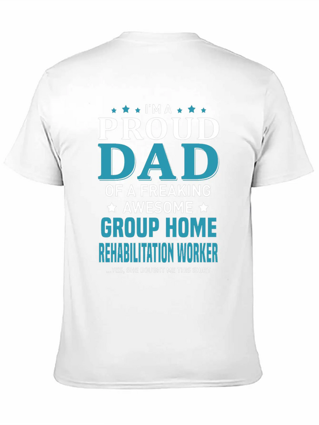 Group Home Rehabilitation Worker Lightweight Cotton T-Shirt – Daily Comfort Graphic Shirt