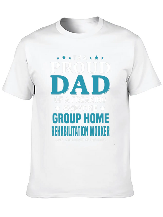 Group Home Rehabilitation Worker Lightweight Cotton T-Shirt – Daily Comfort Graphic Shirt