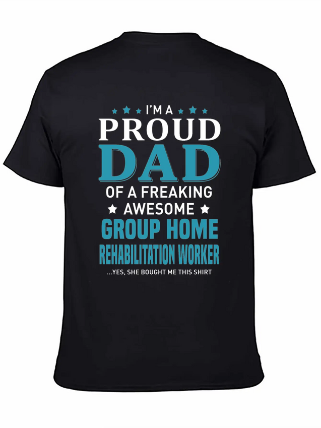 Group Home Rehabilitation Worker Lightweight Cotton T-Shirt – Daily Comfort Graphic Shirt