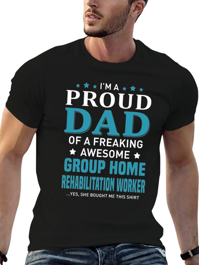 Group Home Rehabilitation Worker Lightweight Cotton T-Shirt – Daily Comfort Graphic Shirt