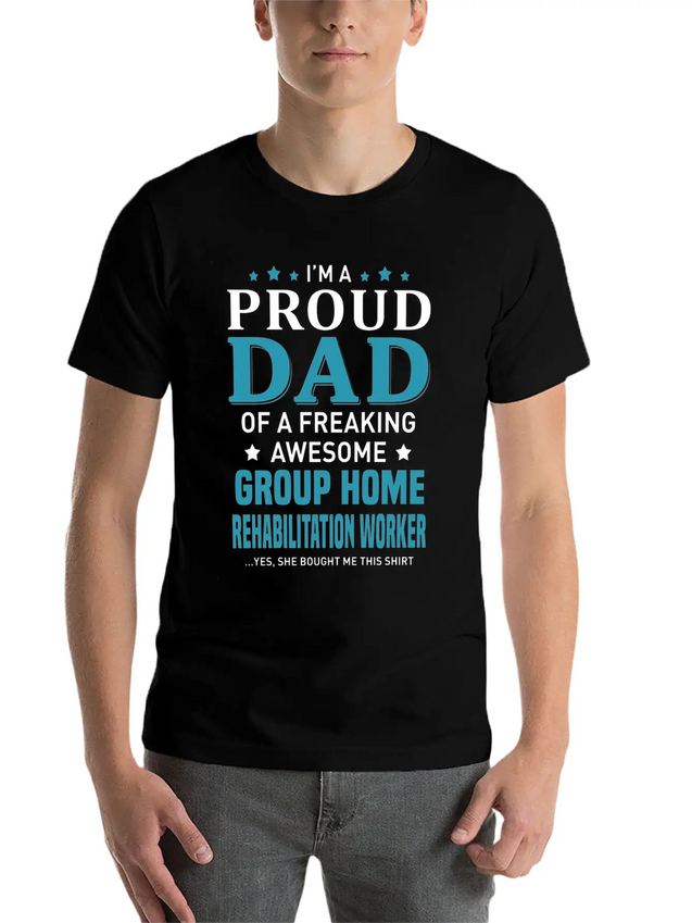 Group Home Rehabilitation Worker Lightweight Cotton T-Shirt – Daily Comfort Graphic Shirt