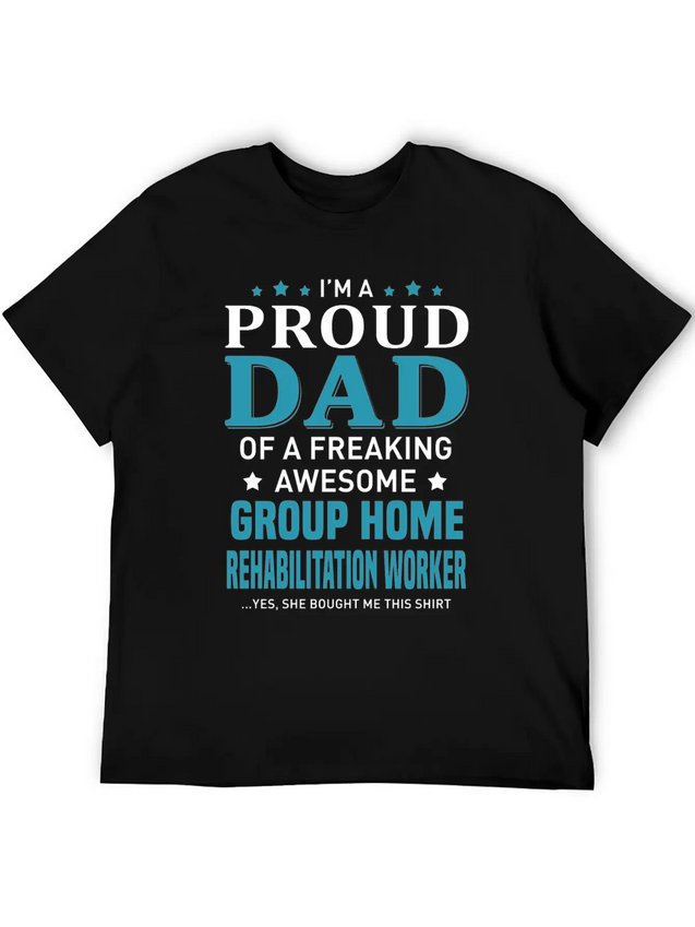 Group Home Rehabilitation Worker Lightweight Cotton T-Shirt – Daily Comfort Graphic Shirt