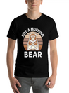 Grumpy Bear With Coffee Morning Mood Lightweight Cotton T-Shirt – Daily Comfort Graphic Shirt
