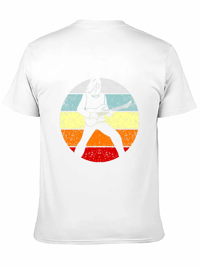 Guitar Lightweight Cotton T-Shirt – Daily Comfort Graphic Shirt