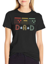 Guitarist Fathers Day Best Dad D A D Chord S Lightweight Cotton T-Shirt – Daily Comfort Graphic Shirt