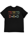 Guitarist Fathers Day Best Dad D A D Chord S Lightweight Cotton T-Shirt – Daily Comfort Graphic Shirt