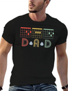 Guitarist Fathers Day Best Dad D A D Chord S Lightweight Cotton T-Shirt – Daily Comfort Graphic Shirt