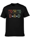 Guitarist Fathers Day Best Dad D A D Chord S Lightweight Cotton T-Shirt – Daily Comfort Graphic Shirt