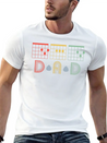 Guitarist Fathers Day Best Dad D A D Chord S Lightweight Cotton T-Shirt – Daily Comfort Graphic Shirt