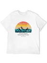 GUYE PEAK WASHINGTON Lightweight Cotton T-Shirt – Daily Comfort Graphic Shirt