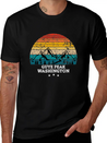 GUYE PEAK WASHINGTON Lightweight Cotton T-Shirt – Daily Comfort Graphic Shirt