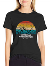 GUYE PEAK WASHINGTON Lightweight Cotton T-Shirt – Daily Comfort Graphic Shirt