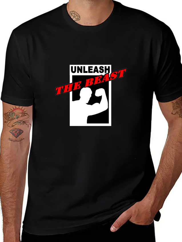Gym Gym Gym Lightweight Cotton T-Shirt – Daily Comfort Graphic Shirt