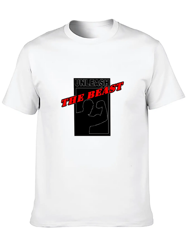 Gym Gym Gym Lightweight Cotton T-Shirt – Daily Comfort Graphic Shirt