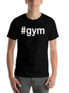 GYM Hashtag Fitness Powerlifting Weightlifting Lightweight Cotton T-Shirt – Daily Comfort Graphic Shirt