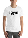 GYM Hashtag Fitness Powerlifting Weightlifting Lightweight Cotton T-Shirt – Daily Comfort Graphic Shirt