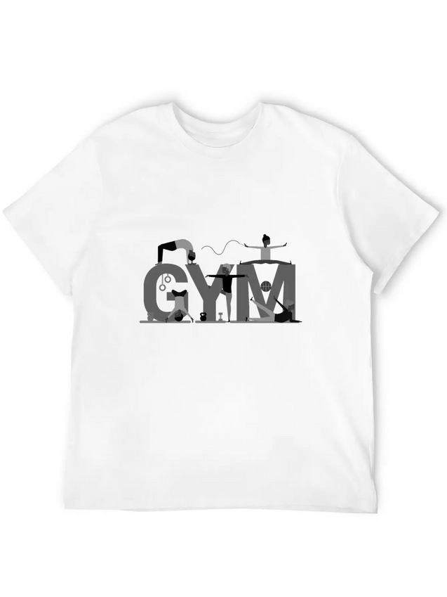 Gym Lightweight Cotton T-Shirt – Daily Comfort Graphic Shirt