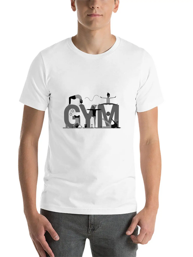 Gym Lightweight Cotton T-Shirt – Daily Comfort Graphic Shirt