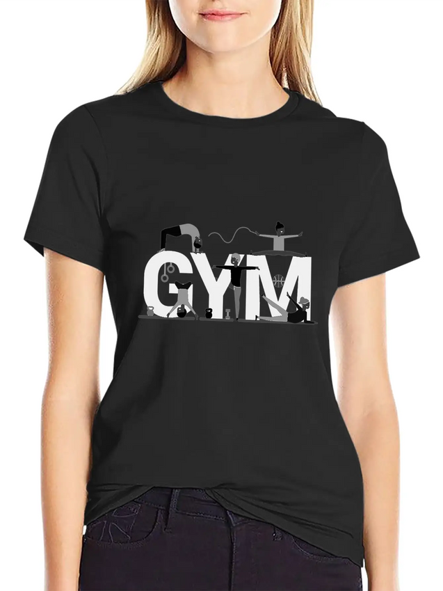 Gym Lightweight Cotton T-Shirt – Daily Comfort Graphic Shirt