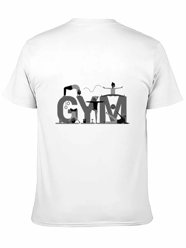 Gym Lightweight Cotton T-Shirt – Daily Comfort Graphic Shirt