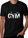 Gym Lightweight Cotton T-Shirt – Daily Comfort Graphic Shirt