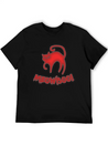 Halloween Fear Horror Spooky Cat Scary Lightweight Cotton T-Shirt – Daily Comfort Graphic Shirt