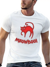 Halloween Fear Horror Spooky Cat Scary Lightweight Cotton T-Shirt – Daily Comfort Graphic Shirt