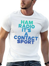Ham Radio, It's A Contact Sport 6 Lightweight Cotton T-Shirt – Daily Comfort Graphic Shirt