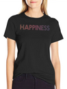 HAPPINESS GRADIENT RED DARK Lightweight Cotton T-Shirt – Daily Comfort Graphic Shirt
