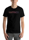 HAPPINESS GRADIENT RED DARK Lightweight Cotton T-Shirt – Daily Comfort Graphic Shirt