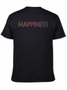 HAPPINESS GRADIENT RED DARK Lightweight Cotton T-Shirt – Daily Comfort Graphic Shirt