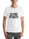 Happy Life Positive Mindset Self Confidence Lightweight Cotton T-Shirt – Daily Comfort Graphic Shirt