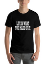 Happy Life Positive Mindset Self Confidence Lightweight Cotton T-Shirt – Daily Comfort Graphic Shirt