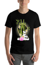 Harmonious Arrangement Of Bamboo, Stones & Flower Lightweight Cotton T-Shirt – Daily Comfort Graphic Shirt