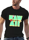 Hawaii Lettering | Orchids Flowers USA Lightweight Cotton T-Shirt – Daily Comfort Graphic Shirt