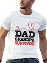 Heartbeat Heart Attack Survivor For Dad Grandpa Lightweight Cotton T-Shirt – Daily Comfort Graphic Shirt